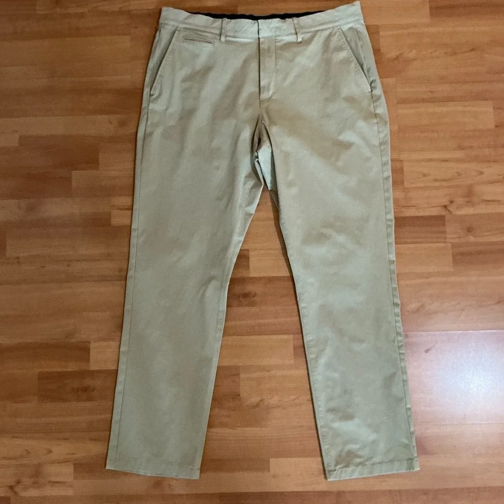 J.Crew 770 Straight Chino Pants 36x29 Khaki Stretch Re-Imagined BAW003 Slim